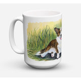 Caroline'S Treasures Ss8004Cm15 Corgi Dishwasher Safe Microwavable Ceramic Coffee Mug, 15 Oz, Multicolor