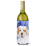 Clumber Spaniel Wine Bottle Beverage Insulator Beverage Insulator Hugger Ss8008Literk