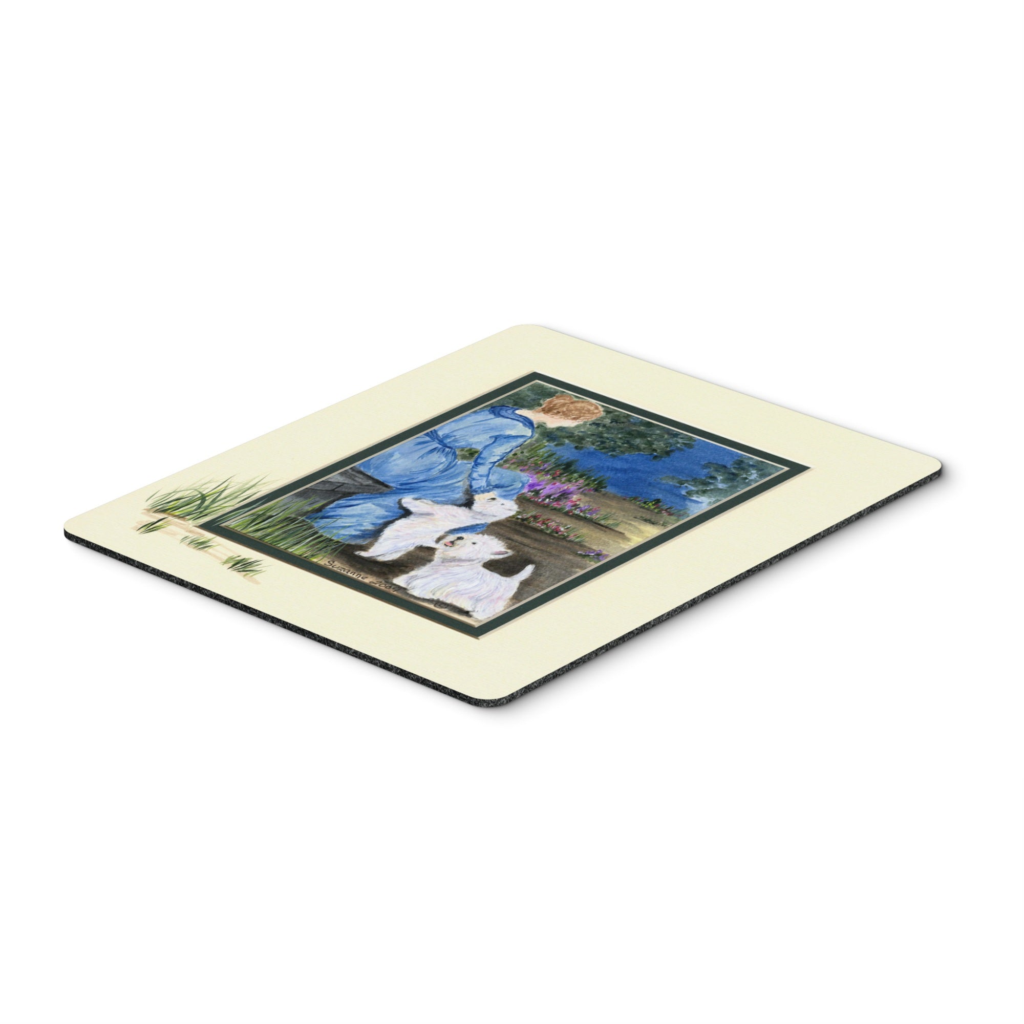 Caroline'S Treasures Mouse/Hot Pad/Trivet, Lady With Her Westie (Ss8021Mp)