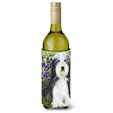 Bearded Collie Wine Bottle Beverage Insulator Beverage Insulator Hugger Ss8022Literk