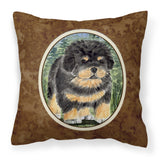 Caroline'S Treasures Ss8031Pw1414 Tibetan Mastiff Decorative Canvas Fabric Pillow, Large, Multicolor