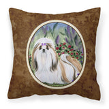 Caroline'S Treasures Ss8034Pw1414 Shih Tzu Decorative Canvas Fabric Pillow, Large, Multicolor