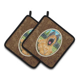 Caroline'S Treasures Briard Pair Of Pot Holders Ss8035Pthd, 7.5Hx7.5W, Multicolor