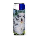 Bearded Collie Ultra Beverage Insulators For Slim Cans Ss8037Muk