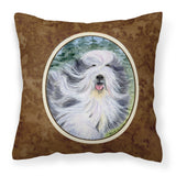 Caroline'S Treasures Ss8037Pw1414 Bearded Collie Decorative Canvas Fabric Pillow, Large, Multicolor