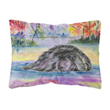 Caroline'S Treasures Ss8040Pw1216 Newfoundland Decorative Canvas Fabric Pillow, Large, Multicolor