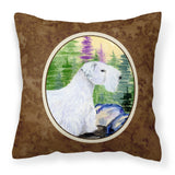 Caroline'S Treasures Ss8104Pw1414 Sealyham Terrier Decorative Canvas Fabric Pillow, Large, Multicolor