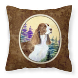 Caroline'S Treasures Ss8105Pw1414 Springer Spaniel Decorative Canvas Fabric Pillow, Large, Multicolor