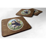 Caroline'S Treasures Ss8106Fc Tibetan Mastiff Foam Coasters (Set Of 4), 3.5 H X 3.5 W, Multicolor