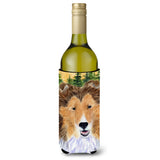 Sheltie Wine Bottle Beverage Insulator Beverage Insulator Hugger Ss8141Literk