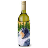 Sheltie Wine Bottle Beverage Insulator Beverage Insulator Hugger Ss8142Literk