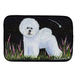 Caroline'S Treasures Bichon Frise Dish Drying Mat, 14 X 21, Multicolor