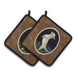 Caroline'S Treasures Chihuahua Pair Of Pot Holders Ss8152Pthd, 7.5Hx7.5W, Multicolor