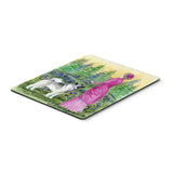 Caroline'S Treasures Mouse/Hot Pad/Trivet, Lady With Her Norwegian Elkhound (Ss8154Mp)