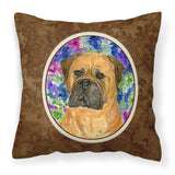 Caroline'S Treasures Ss8155Pw1414 Bullmastiff Decorative Canvas Fabric Pillow, Large, Multicolor
