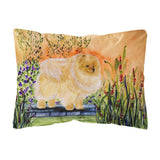 Caroline'S Treasures Ss8161Pw1216 Pomeranian Decorative Canvas Fabric Pillow, Large, Multicolor