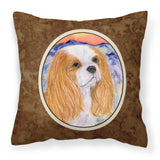 Caroline'S Treasures Ss8164Pw1414 Cavalier Spaniel Decorative Canvas Fabric Pillow, Large, Multicolor