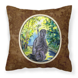 Caroline'S Treasures Ss8181Pw1414 Afghan Hound Decorative Canvas Fabric Pillow, Large, Multicolor