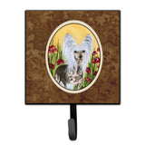 Caroline'S Treasures Ss8185Sh4 Chinese Crested Leash Holder Or Key Hook, Small, Multicolor