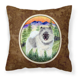 Caroline'S Treasures Ss8192Pw1414 Keeshond Decorative Canvas Fabric Pillow, Large, Multicolor