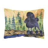 Caroline'S Treasures Ss8196Pw1216 Poodle Decorative Canvas Fabric Pillow, Large, Multicolor