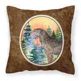 Caroline'S Treasures Ss8205Pw1414 Irish Wolfhound Decorative Canvas Fabric Pillow, Large, Multicolor