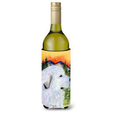 Great Pyrenees Wine Bottle Beverage Insulator Beverage Insulator Hugger Ss8236Literk
