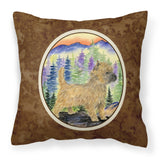 Caroline'S Treasures Ss8255Pw1414 Cairn Terrier Decorative Canvas Fabric Pillow, Large, Multicolor