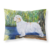 Caroline'S Treasures Ss8261Pillowcase Clumber Spaniel Moisture Wicking Fabric Standard Pillowcase, Large, Multicolor