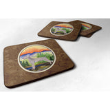 Caroline'S Treasures Ss8267Fc Weimaraner Foam Coasters (Set Of 4), 3.5 H X 3.5 W, Multicolor