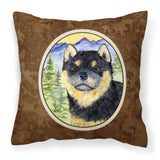 Caroline'S Treasures Ss8274Pw1414 Shiba Inu Decorative Canvas Fabric Pillow, Large, Multicolor