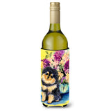Pomeranian Wine Bottle Beverage Insulator Beverage Insulator Hugger Ss8290Literk