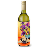 Pug Wine Bottle Beverage Insulator Beverage Insulator Hugger Ss8294Literk