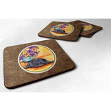 Caroline'S Treasures Ss8298Fc Pug Foam Coasters (Set Of 4), 3.5 H X 3.5 W, Multicolor
