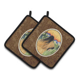 Caroline'S Treasures Ss8318Pthd Briard Pot Holders (1 Pair), 7.5 X 7.5, Multicolor
