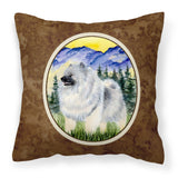 Caroline'S Treasures Ss8323Pw1414 Keeshond Decorative Canvas Fabric Pillow, Large, Multicolor