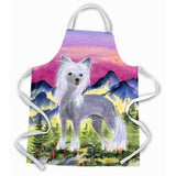 Caroline'S Treasures Ss8326Apron Chinese Crested Apron, Large, Multicolor
