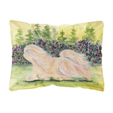 Caroline'S Treasures Ss8328Pw1216 Lhasa Apso Decorative Canvas Fabric Pillow, Large, Multicolor