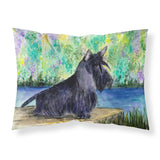Caroline'S Treasures Ss8330Pillowcase Scottish Terrier Moisture Wicking Fabric Standard Pillowcase, Large, Multicolor