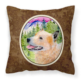 Caroline'S Treasures Ss8335Pw1414 Australian Cattle Dog Decorative Canvas Fabric Pillow, Large, Multicolor