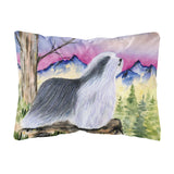 Caroline'S Treasures Ss8338Pw1216 Bearded Collie Decorative Canvas Fabric Pillow, Large, Multicolor