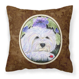 Caroline'S Treasures Ss8349Pw1414 Cotton De Tulear Decorative Canvas Fabric Pillow, Large, Multicolor