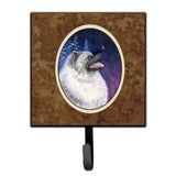 Caroline'S Treasures Ss8350Sh4 Starry Night Keeshond Leash Holder Or Key Hook, Small, Multicolor