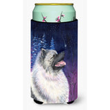 Starry Night Keeshond Tall Boy Beverage Insulator Beverage Insulator Hugger
