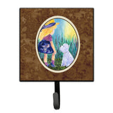 Caroline'S Treasures Ss8351Sh4 Little Girl With Westie Leash Holder Or Key Hook, Small, Multicolor