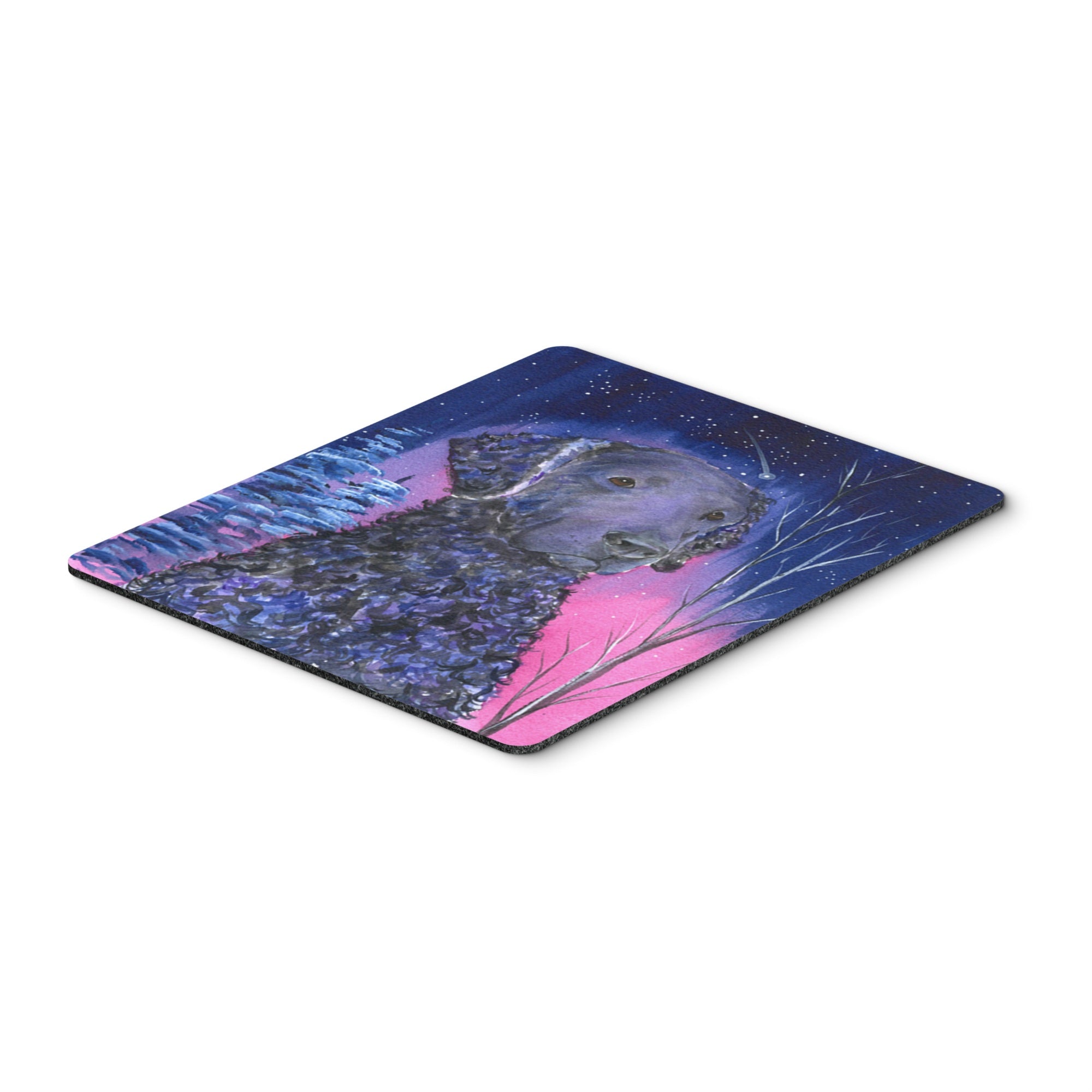 Caroline'S Treasures Mouse/Hot Pad/Trivet, Starry Night Curly Coated Retriever (Ss8354Mp)