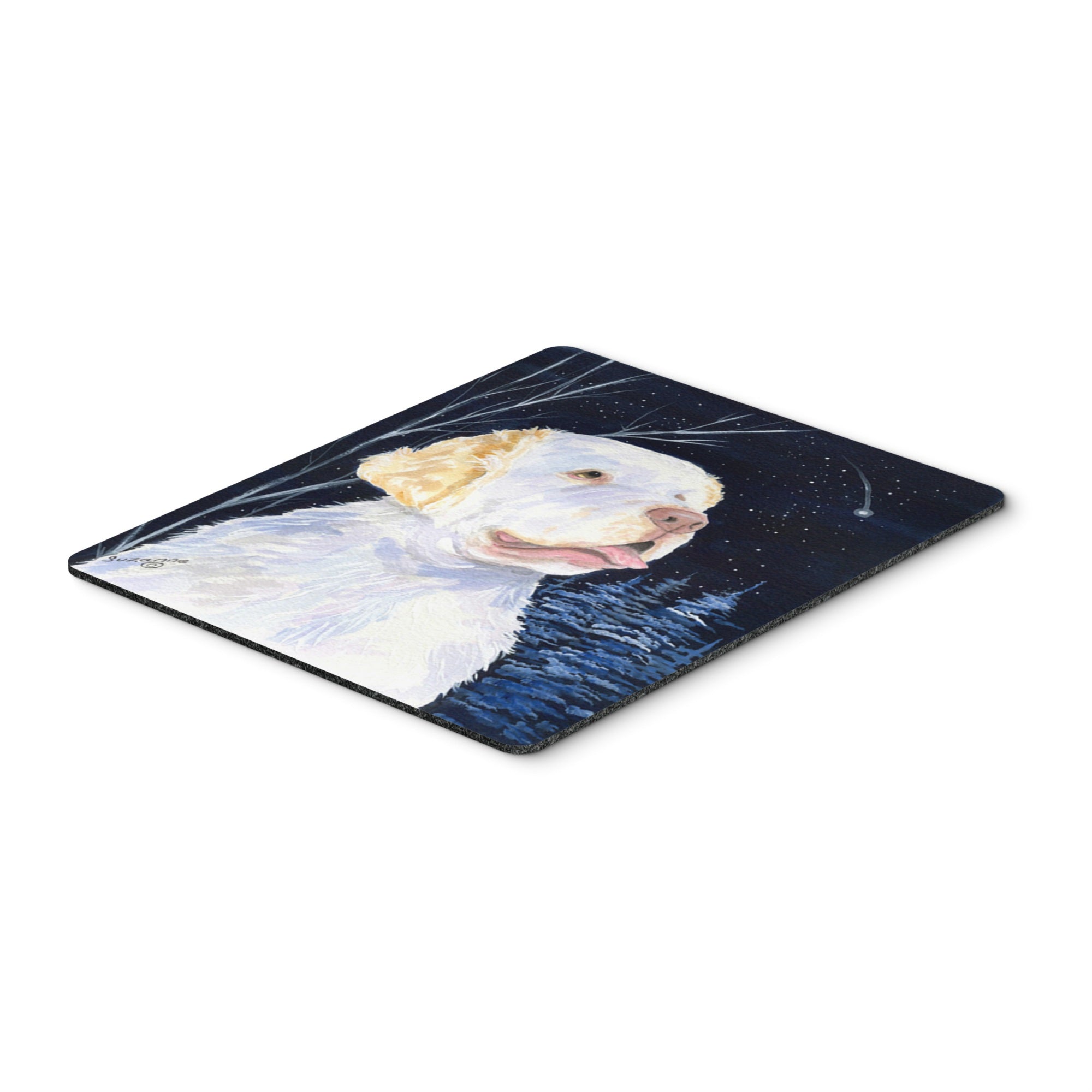 Caroline'S Treasures Mouse/Hot Pad/Trivet, Starry Night Clumber Spaniel (Ss8356Mp)