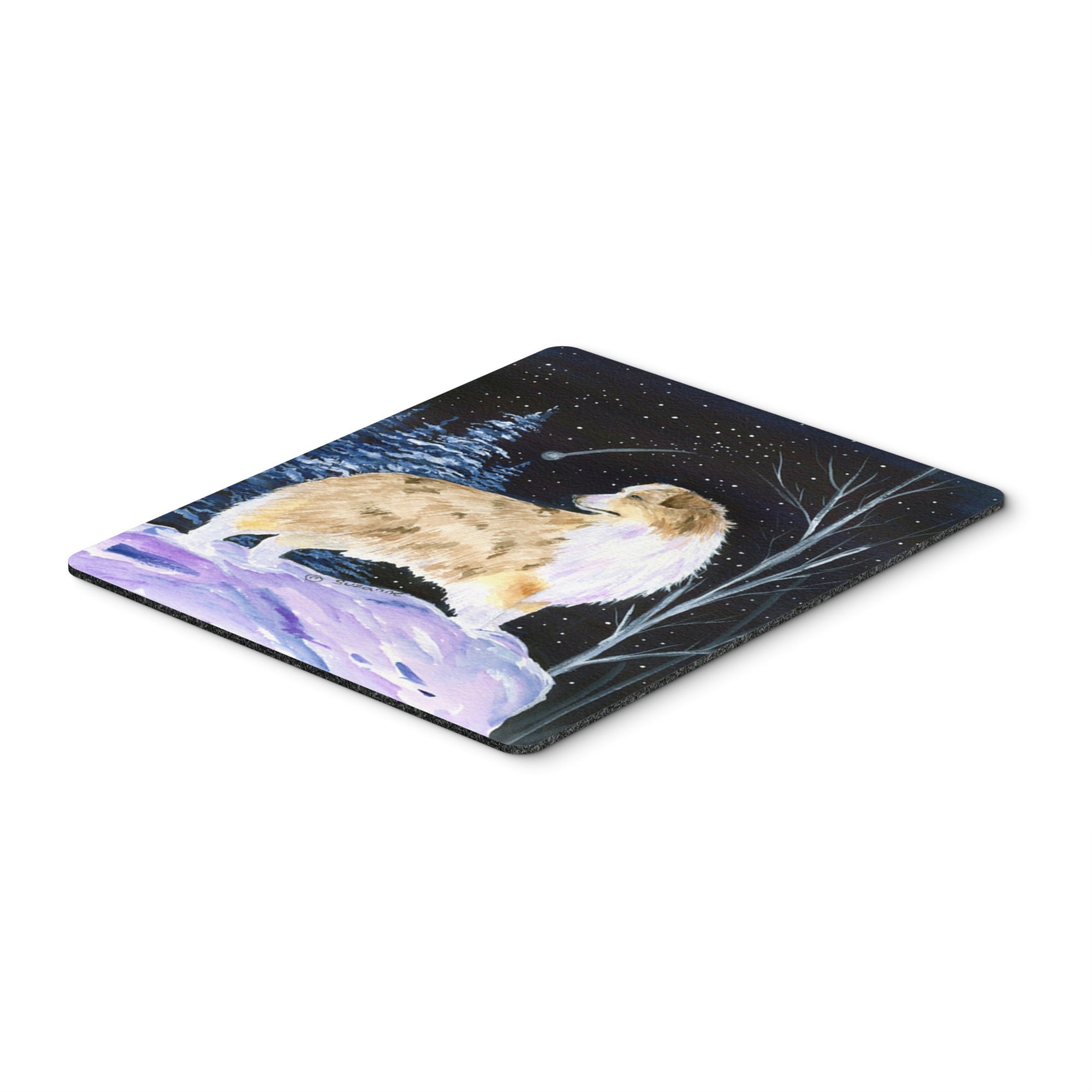 Caroline'S Treasures Mouse/Hot Pad/Trivet, Starry Night Australian Shepherd (Ss8359Mp)