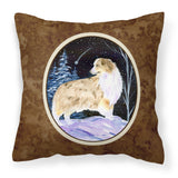 Caroline'S Treasures Ss8359Pw1414 Starry Night Australian Shepherd Fabric Pillow, Large, Multicolor