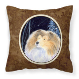 Caroline'S Treasures Ss8360Pw1414 Starry Night Collie Decorative Canvas Fabric Pillow, Large, Multicolor